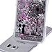 Urberry Galaxy S8 Case, Fall in Love Glitter Cover, Floating Liquid Luxury Bling Glitter Sparkle Case for Samsung Galaxy S8 with a Screen Protector