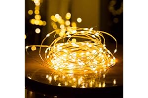 9.84 ft Fairy Lights Battery Operated 3M LED Mini String Lights Twinkle Lights for Christmas Decorations Jars Wedding Party W