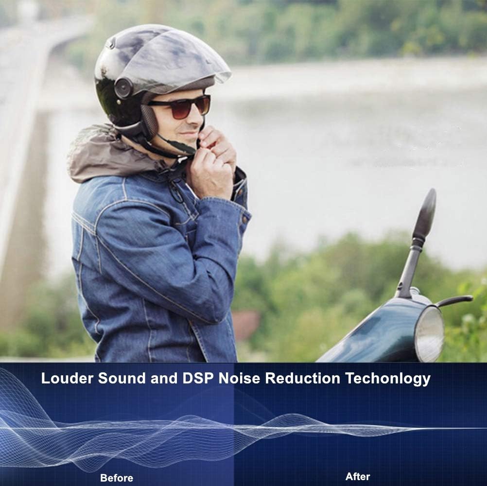 Motorcycle Helmet Bluetooth Headset HiFi Stereo Bluetooth 5.0 Auto Pairing Auto Answer Support Voice Dial 60H Playtime Fits Summer and Winter Bluetooth Helmet Headset Waterproof Sports Cycling/Skiing - Image 5