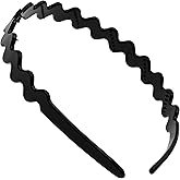 Camila Paris CP3295 French Headband for Women, Black, Strong Hold Grip Women's Hair Band, Ligth and Very Flexible, No Slip and Durable Styling Girls Hair Accessories, Made in France