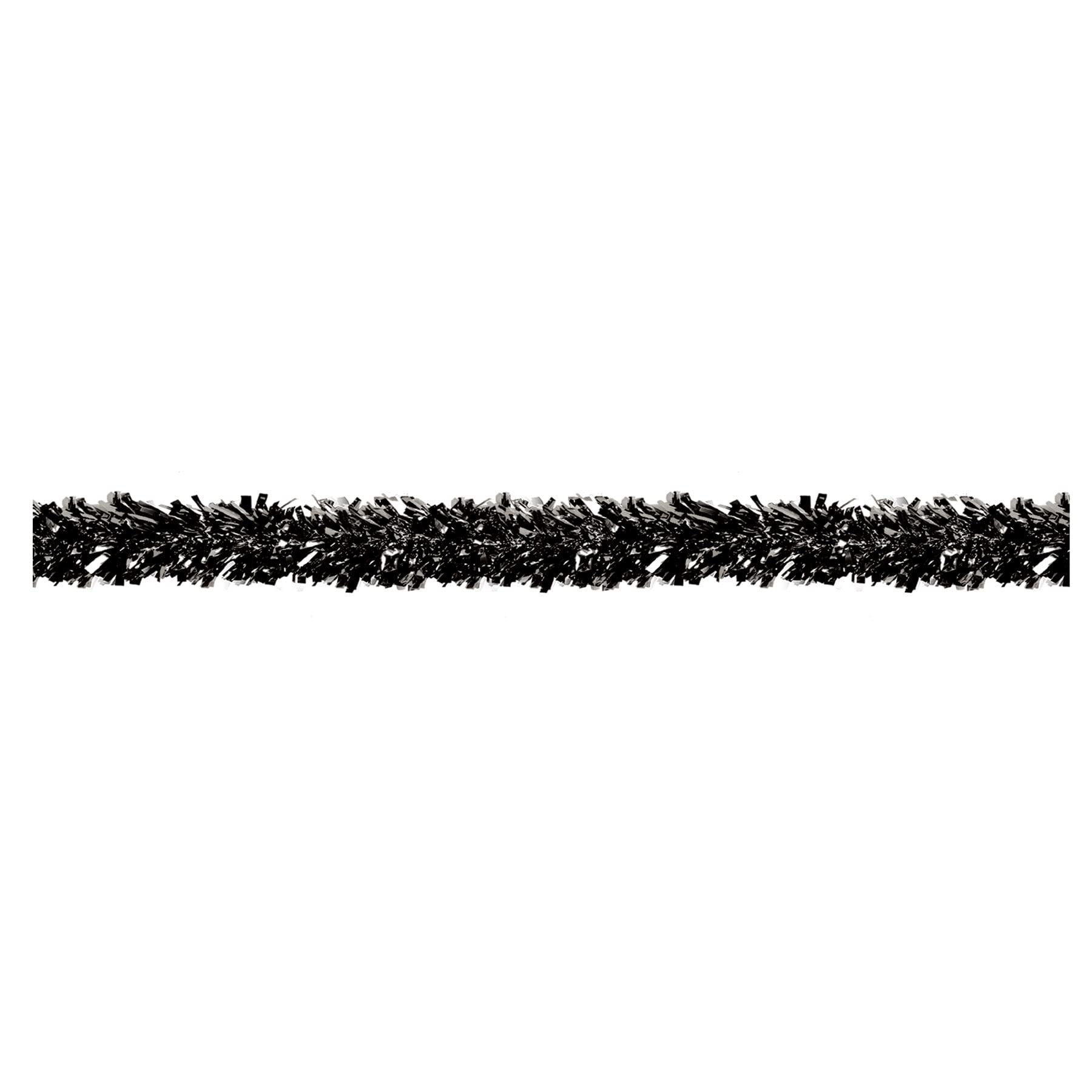 Beistle 50281-BK 6-Ply Metallic Festooning Garland, Black