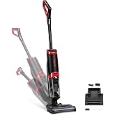 Shop-Vac Wet Dry Vacuum Mop Cordless with 15000Pa Suction, Self-Cleaning | Vacuum and Mop Combo for Multi-Surface Floors, Dual Tank System, Low-Profile Design, LED Display &amp; Voice Guidance
