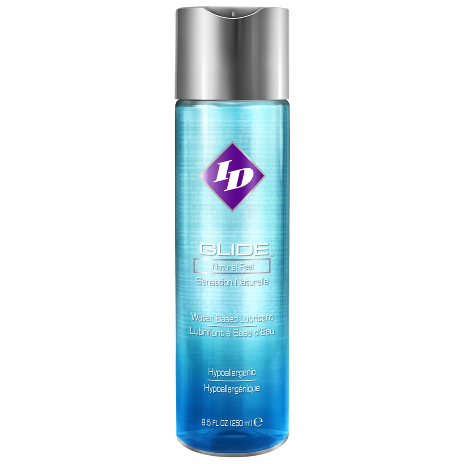 ID Glide Lube Water Based Unflavoured Premium Lubrication for Easy Sex 250ml - Your Premium Water Based Lubes Private Sexual, A Condom Compatible Adult Lubricant for Fantastic Intimate Moments