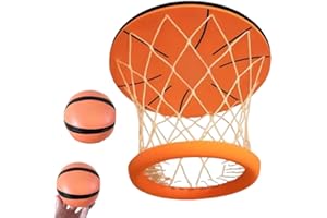Hanging Indoor Basketball Hoop, Portable Over The Door Basketball Hoop, Mini Ceiling Swish Indoor Funny Wall Mount Sports Bed