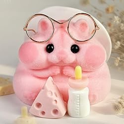 Handmade Taba Squishy Hamster Toy, Cute Squishy