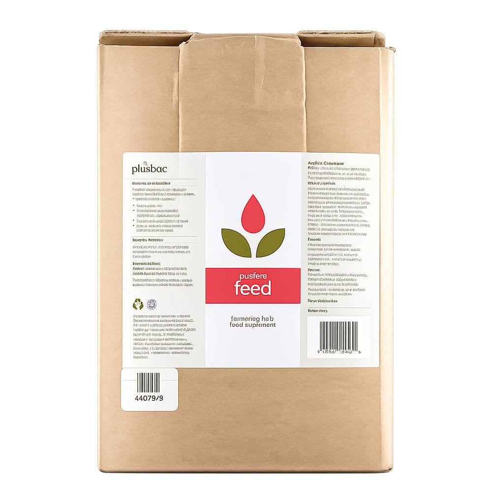 Plusbac Feed 5 Litres, Fermented Herb Feed Supplement - For Horses, All Pets, Cats, Dogs, Chickens, Pigs, Cows, Poultry and Fish