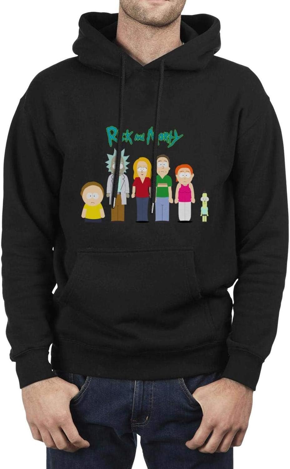 Man Rick-and-Morty-Poster- Fleece Wool Warm Hoodie Sweatshirt Pullover Hoodie Sweater