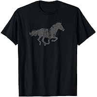 Amazon.com: Horse Silhouette Tee Shirt - Horse Related Gifts T