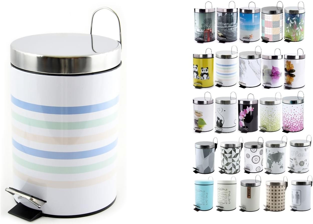 MSV pedal bin 3 litre. Amazon.co.uk Kitchen & Home