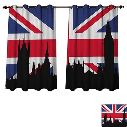 Amazon Com Pricetextile Union Jack Bedroom Thermal Blackout