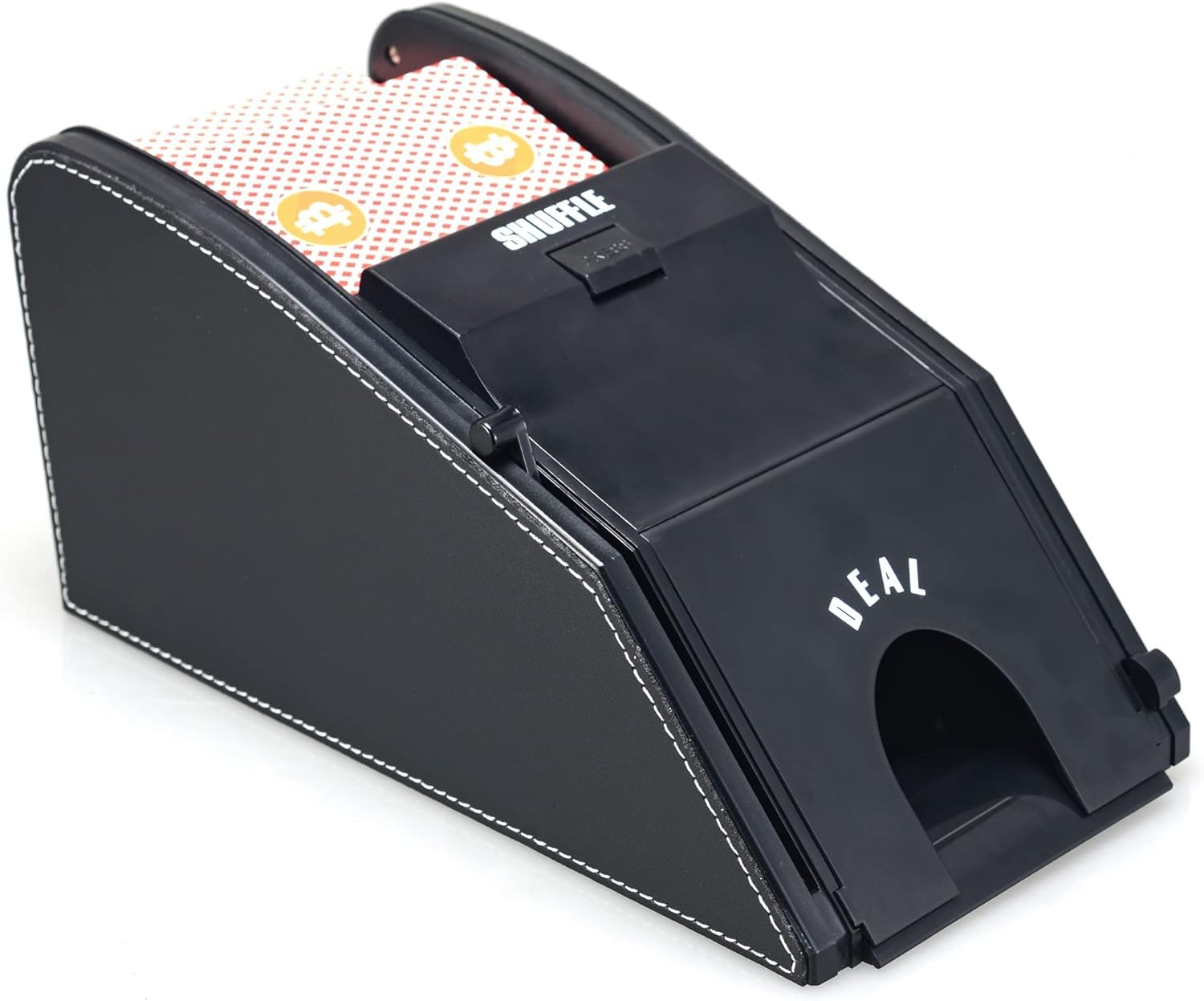 Photo 1 of Zikepa Automatic Card Shuffler 1-2 Deck Playing Card Shuffler Automatic 2 Deck, Power/Battery Operated, Lower Noise