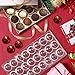 Jeteven Semi-Sphere Chocolate Mould PC Polycarbonate Chocolate Mold 24-Piece Tray