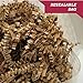 Mrs Fizz Crinkle Cut Paper Shred Filler for Packing and Filling Gift Baskets (1 LB) Kraft