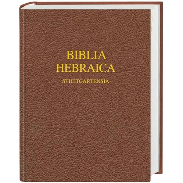 Amazon.com: Biblia Hebraica Stuttgartensia-FL = Hebrew Bible-FL