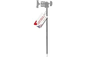SHAPE C Stand Arm 20" & 40″ – Stainless Steel Light Stand Boom Arm for Photography & Video | with Anti-Slip Pins (20")