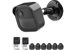 PEFECON Camera Mount for Blink Outdoor 4 (4th Gen) & Blink Outdoor (3rd Gen), 6 Pack Weatherproof Protective Housing and 360° Adjustable Mount with 2 Pack Sync Module 2 Mount