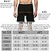 SEEU Gym Shorts for Men Black L