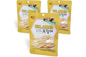 K-Herb Dried Squid – Korean Squid Flavorful Grilled Soft Butter Korean Dried Squid (Butter Squid 3Pack)
