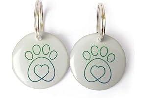 PETQUALITY SHOW THAT LOVE Compatible with Closer Pets Pet Mate Petmate Cat Mate Microchip RFID Collar Tags Disc Key Replacement 310 for 305 306 Selective Cat Flaps