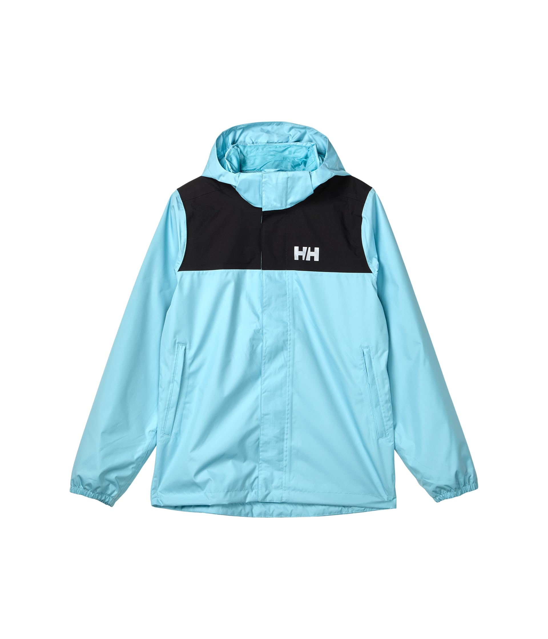 Helly Hansen, Unisex Kid’s, Rain jacket, Light Cyan, 9, Big Kid