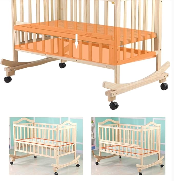 Mymao Baby Bed Baby Wieg Bed Massief Hout Babybed Zonder Verf Baby Shaker Bb Bed Shake Pasgeboren Bed Amazon Nl