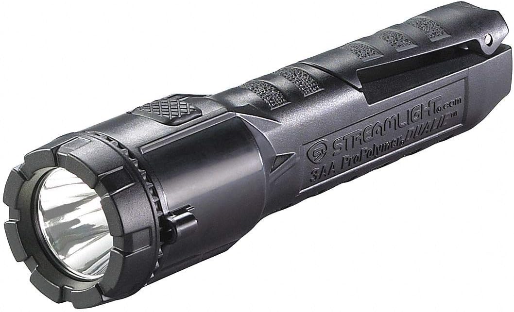 Streamlight 68753 Dualie 3AA 140-Lumen Dual Function Intrinsically Safe AA Battery Flashlight, Black – Without Batteries: Home Improvement