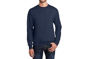 JustBlanks Mens Long Sleeve Sweatshirt Fleece Performance Crewneck Sweatshirts for Men