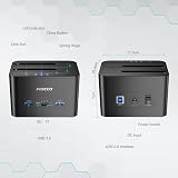 FIDECO Docking Station 2 Bay SATA USB 3.0 HDD SSD Cloning 2.5 3.5 Inch view 7