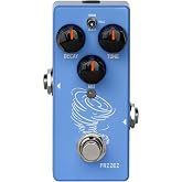 SORAN JRV-01 Revscape Mini Digital Reverb Pedal for Electric Guitar, 3-in-1 Digital Reverb Effects (Room/Hall/Plate) with Freeze Function, Buffer Bypass, DC 9V,Compact Size for Electric Guitar