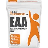 BulkSupplements.com Essential Amino Acids Powder - Essential Amino Acids Supplement, EAA Powder - Unflavored &amp; Gluten Free, 10g per Serving, 500g (1.1 lbs) (Pack of 1)