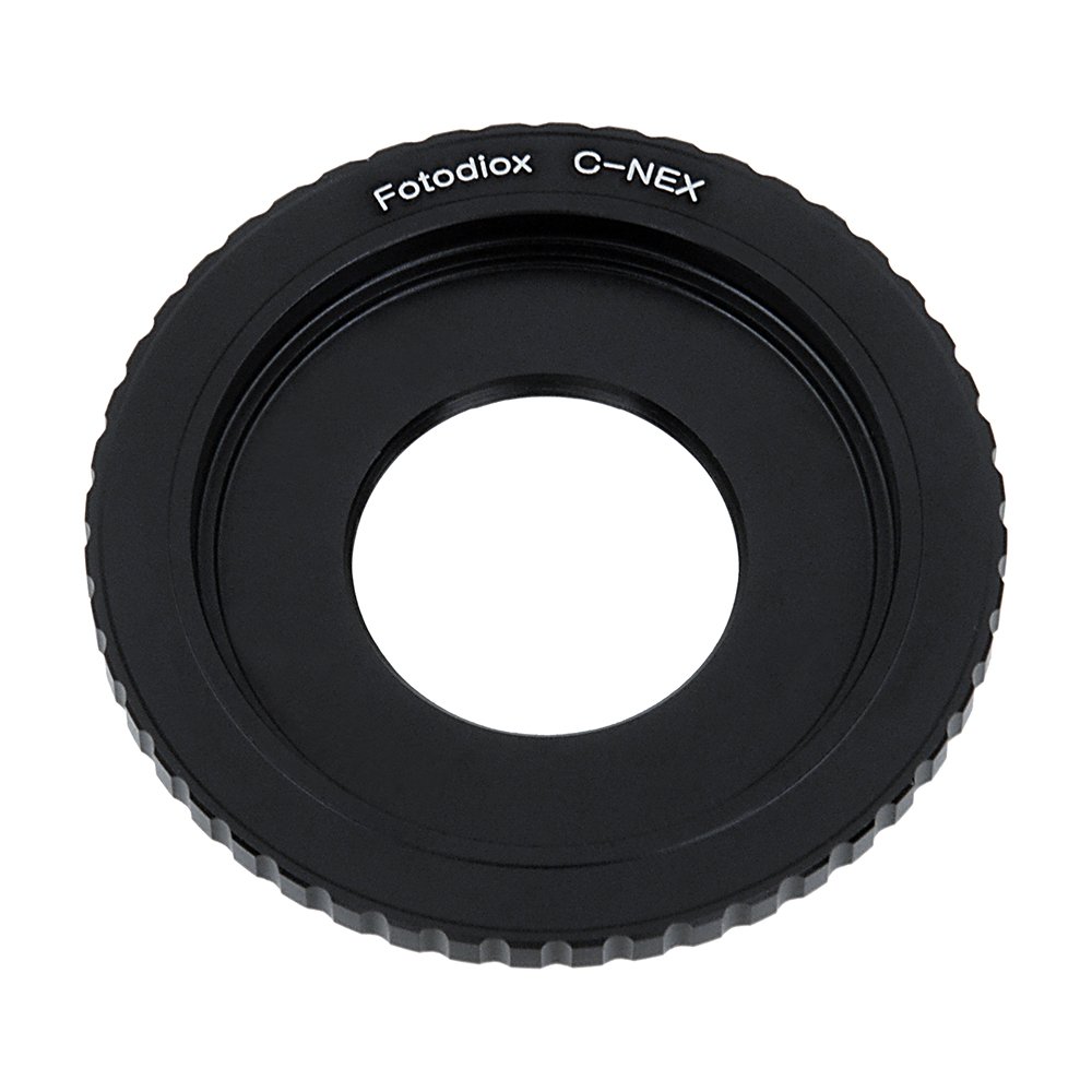 Fotodiox Lens Mount Adapter, C-mount Lens to Sony Alpha Nex E-mount Camera Adapter, fit Sony NEX 3, Nex 5, NEX-VG10 — image 1