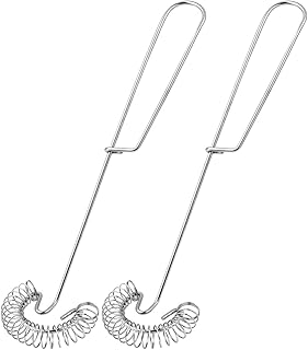 Hemoton 2 Stück Spiralbesen Schneebesen Schläger Edelstahl Mini Spring Schneebesen Saucenbesen Milch Schäumer Schaum Handmischer für Küche