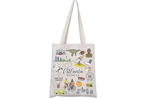 MNIGIU Atlanta Tote Bag Georgia State Gifts Atlanta Travel Gift Atlanta Souvenir Gift