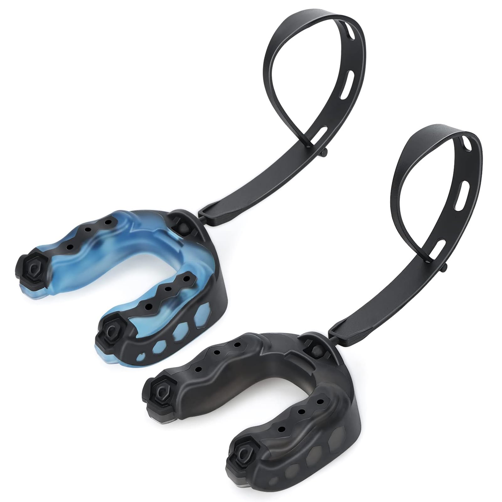 2 PCS Sports Mouthguard Gum Shield for Hockey, Lacrosse, Rugby, Football, MMA, Boxing and Combat Sports