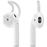 EarBuddyz 2.0 Apple Airpods and EarPods Covers and Hooks Attachment for iPhone Earphones Headphones Earbuds - Clear (2 Pairs)