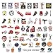 Fashion Laptop Stickers Waterproof Skateboard Pad Macbook Car Snowboard Bicycle Luggage Decor (104pcs)
