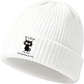 Roneenz Knit Beanie for Women Men Embroidered Knit Hats Warm Beanies for Winter, Christmas Birthday Gifts