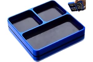 RCTHJIA Magnetic Electronic Repair Screws and Parts Organizer Parts Tray Small Parts and Screws Holder for Organization Magnet Tool Tray Parts Holder for Screws, Sockets, Bolts, Pins, RC Car Boat Plane Phones