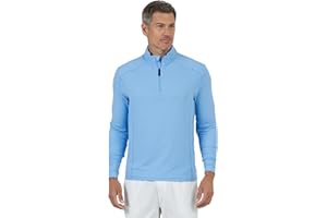 IBKUL Men's Athleisure Wear Sun Protective UPF 50+ Icefil Cooling Tech Long Sleeve Mock-Neck Pullover - 90199