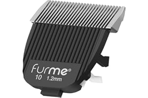 FURME AirClipper Size 10 Replacement Blades - 1.2mm Grooming Clipper Blades, Fur & Hair Shaver for Cats, Dogs and All Pets, Pack of 1