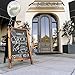 Handcrafted A Frame Chalkboard Sign - Sandwich Board Sidewalk Signs for Businesses - Rustic Pine Wood Outdoor Standing Chalk Boards for Sidewalks - Large 40