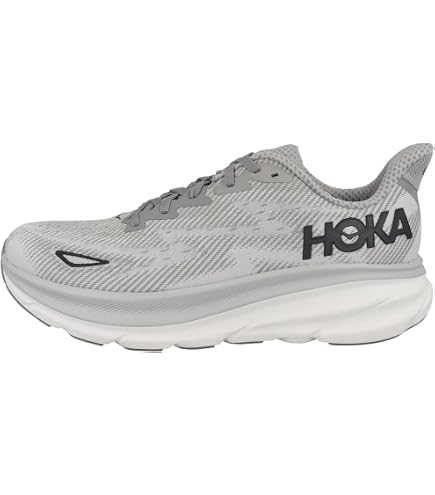 Hoka One One Clifton L Mens Size 8.5 Lifestyle Shoes Sneakers White Gray HOKA Clifton L Suede Limestone Lifestyle Shoes 1122571-LLTN  main image 2