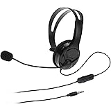 AmazonBasics Chat Headset for PlayStation 4 (Officially Licensed) - Black