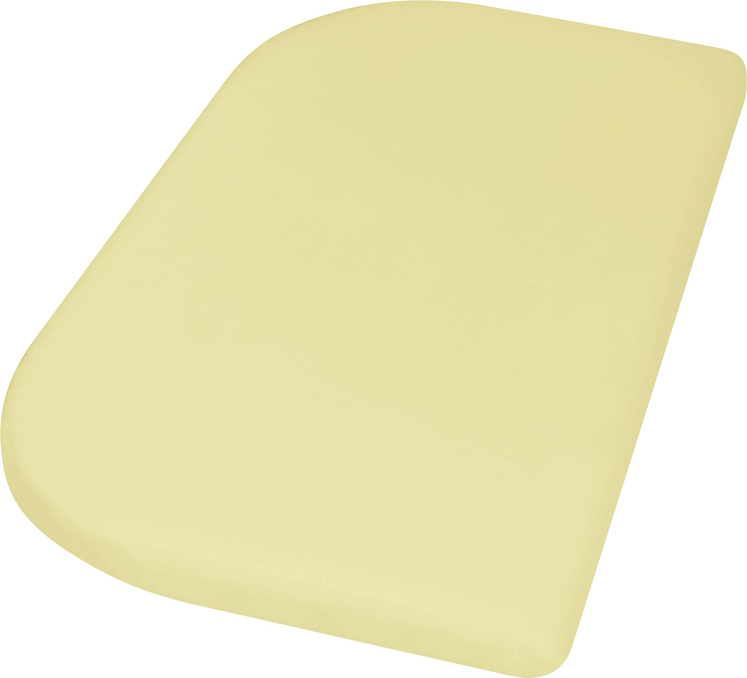 Playshoes Waterproof Jersey Fitted Sheet Mattress Protector, 81x42 cm, Yellow