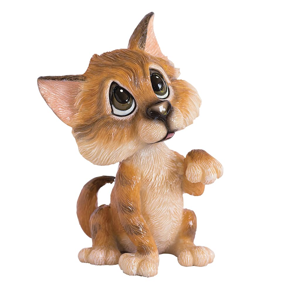 Little Paws Amber Ginger Tabby Cat Figurine