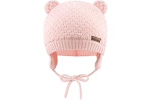 PESAAT Winter Toddler Hat Knit Baby Boy Hats Warm Infant Beanies for Girls 0-2 Years