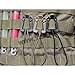 DYZD Molle Web Dominators with Elastic String, Durable Tactical Strap Management Tool, Backpack Accessories, Tactical Gear Clip, Multipurpose Fastener (OD Green, 4PCS)
