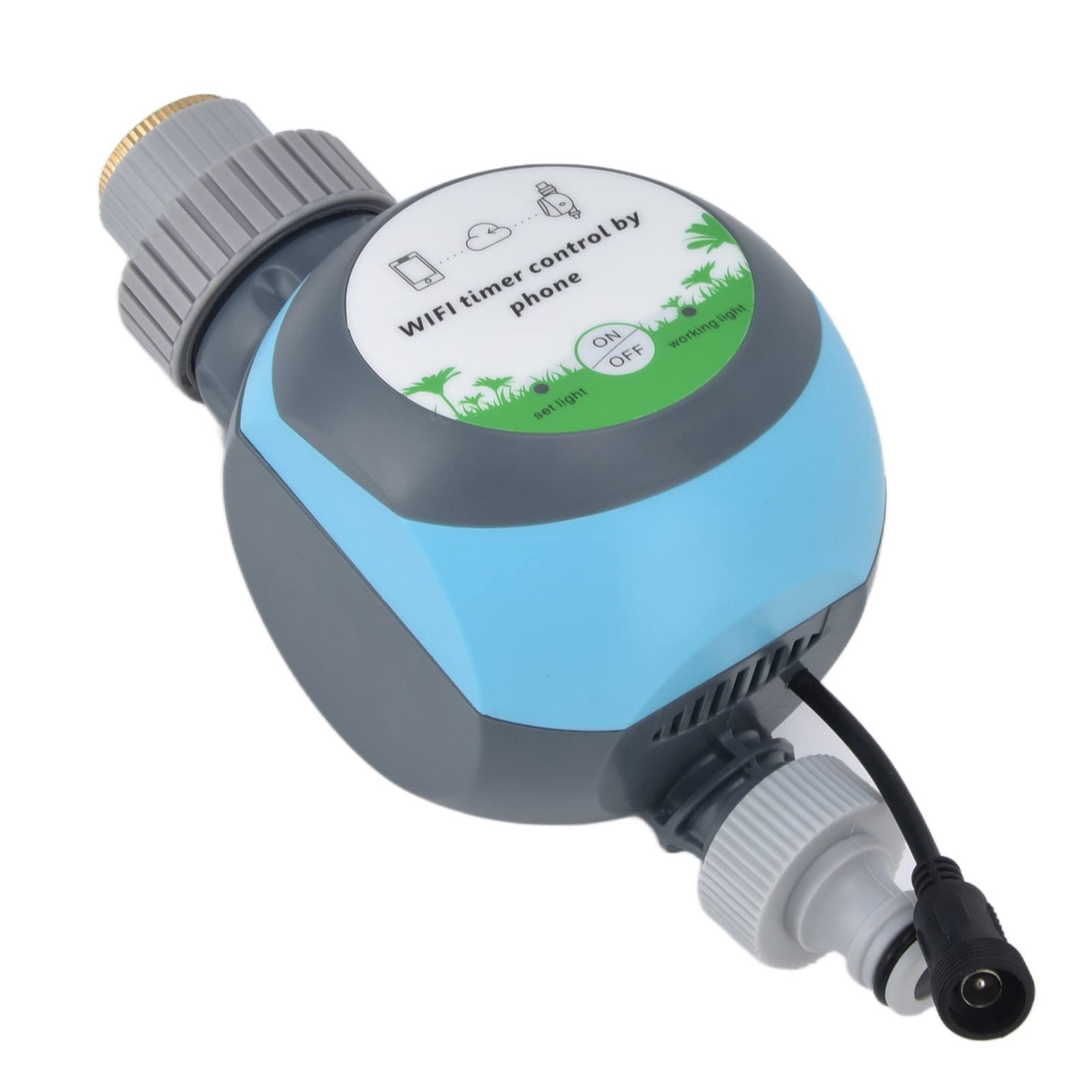 BT Smart WiFi Sprinkler Timer - Waterproof Digital Irrigation Controller With Smart Garden Hose Faucet Valve for Lawns and Pool