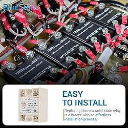 BlueStars 2PCS Solid State Relay SSR-40DA DC to AC