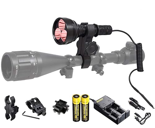 Orion M30C 377 Yards 700 Lumen Red or Green Long Range LED Hog Predator Varmint Hunting Light